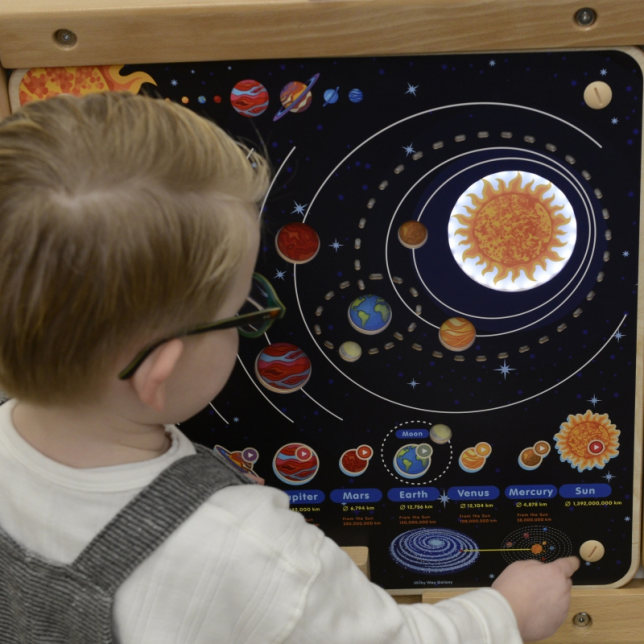 Masterkidz edukacinė lenta - Saulės sistema
