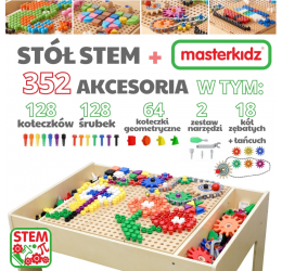 Masterkidz edukacinis staliukas su priedais