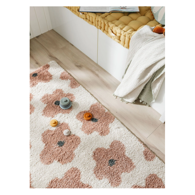 Minkštas kilimas vaikų kambariui - Gobi Flowers