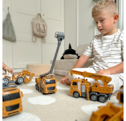 Woopie statybinių automobilių rinkinys, 6vnt.