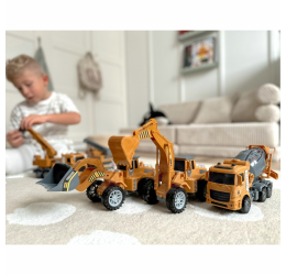 Woopie statybinių automobilių rinkinys, 6vnt.
