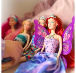 Woopie 4 stebuklngų princesių - barbių rinkinys