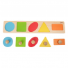 Medinė Montessori dėlionė - Figūros