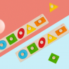 Medinė Montessori dėlionė - Figūros