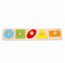 Medinė Montessori dėlionė - Figūros