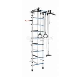Gimnastikos sienelė  RAINBOW PRO balta - mėlyna 230 cm x 52,5 cm