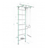 Gimnastikos sienelė montuojama prie sienos Magic - 217 x 58 cm, turkio