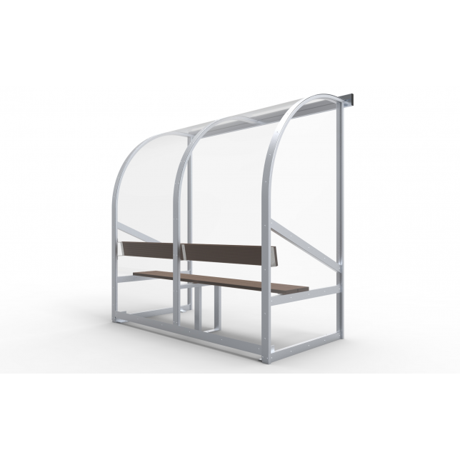 Žaidėjų suolelis su apsauga - Dugout / 4 žaidėjai