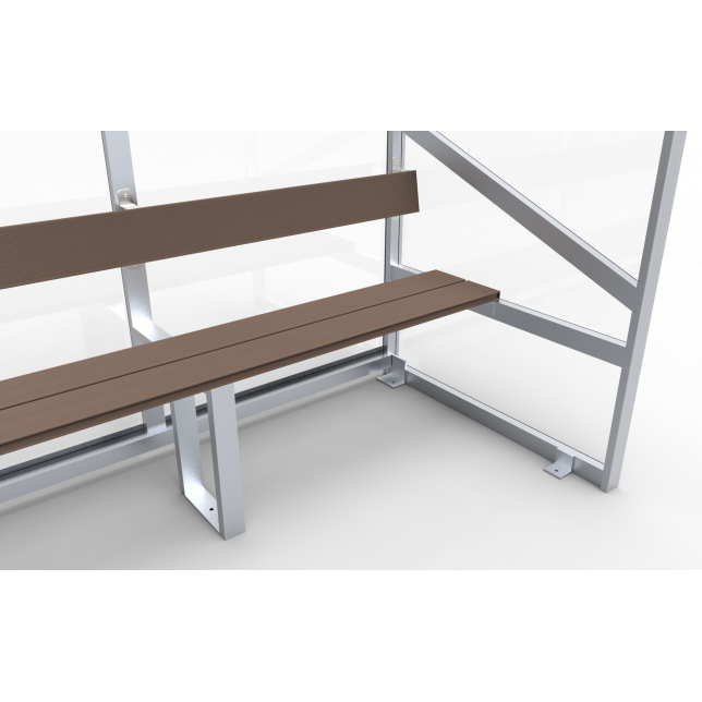 Žaidėjų suolelis su apsauga - Dugout / 4 žaidėjai