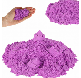 Kinetinis smėlis maišelyje, rožinės spalvos, 1kg