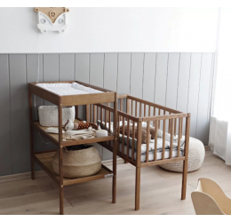 Mini kūdikių lovytė - "Crib Vintage" 90x40 cm