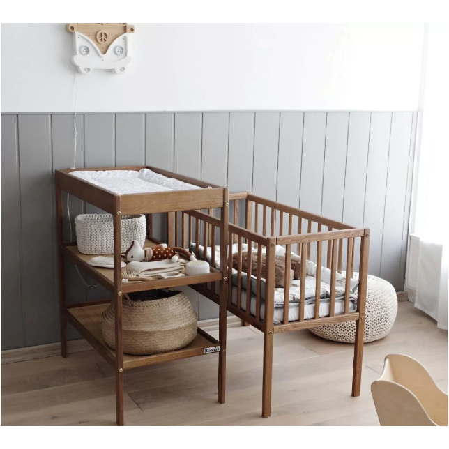 Mini kūdikių lovytė - "Crib Vintage" 90x40 cm