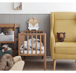 Mini kūdikių lovytė - "Crib Vintage" 90x40 cm
