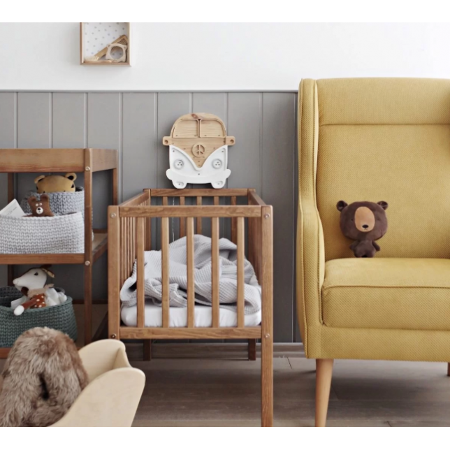 Mini kūdikių lovytė - "Crib Vintage" 90x40 cm