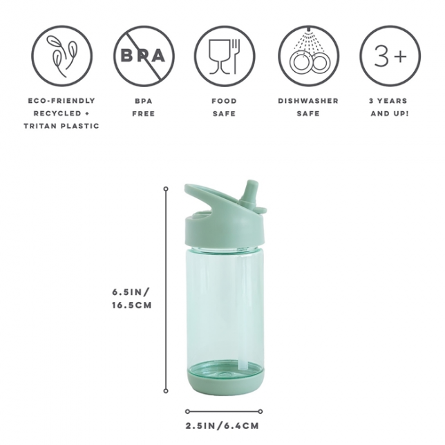Mėlynos spalvos gertuvė ''3 Sprouts'' 350ml.