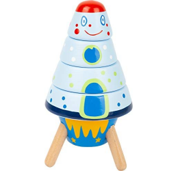 Stovinti raketa su kaladėlėmis - "Space"
