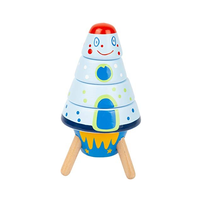 Stovinti raketa su kaladėlėmis - "Space"