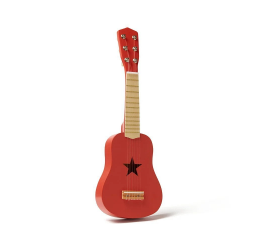 Kid concept medinė raudona gitara
