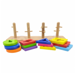 Montessori formelių rūšiuoklė "Spalvų gama"