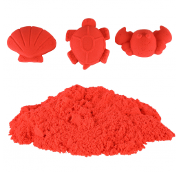 Raudonas kinetinis smėlis, 1kg