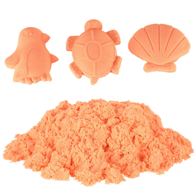 Raudonas kinetinis smėlis, 1kg