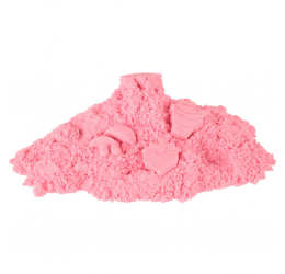 Kinetinis smėlis maišelyje, rožinės spalvos, 1kg