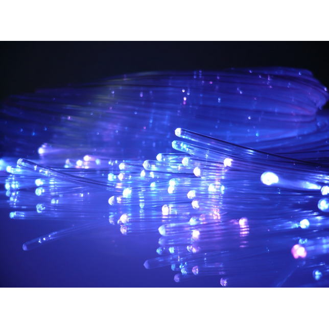 LED pluoštai ir gijos - įvairių dydžių ir ilgių