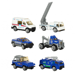 Sukvežimis su mažais automobiliukais ''Policija''