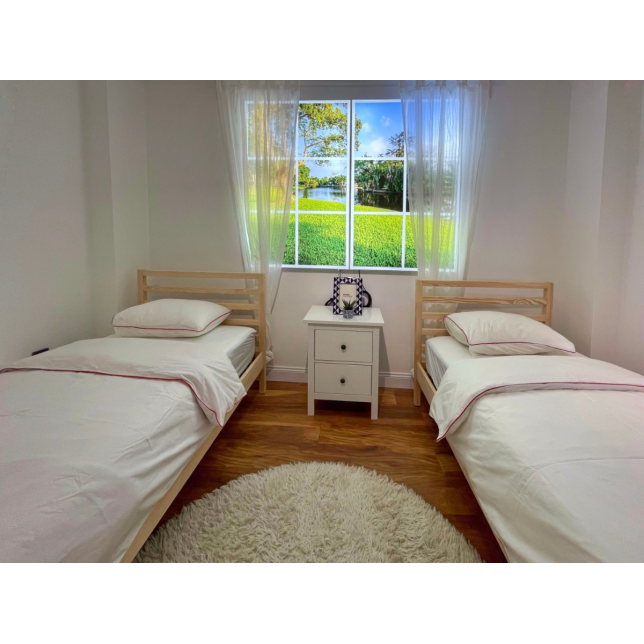 LED panelė paveikslėlių oazė  - amstrong luboms