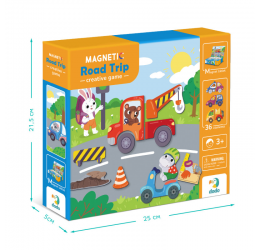 Magnetukų rinkinys ''Transportas'' 36el.