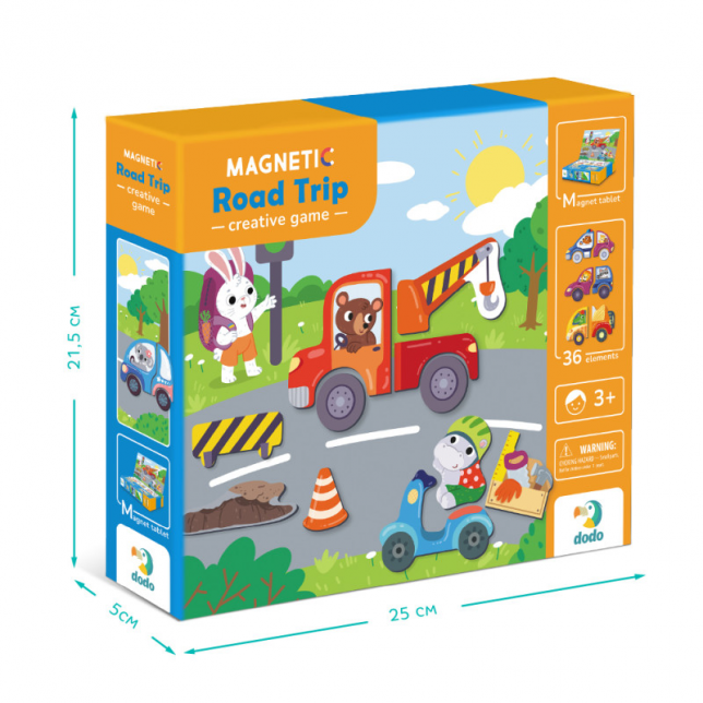 Magnetukų rinkinys ''Transportas'' 36el.
