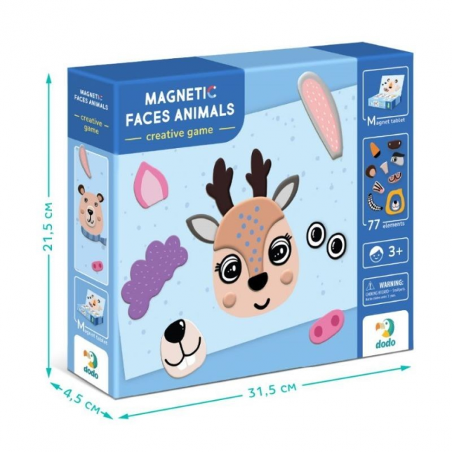 Magnetukų rinkinys vaikams ''Gyvūnėliai''