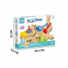Woopie kinetinio smėlio rinkinys su formelėmis 500g.
