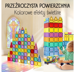 Woopie magnetinis konstruktorius ''Pilis'' 110vnt.
