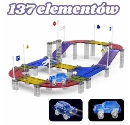 Woopie 3D magnetinis konstruktorius, 42 detalės