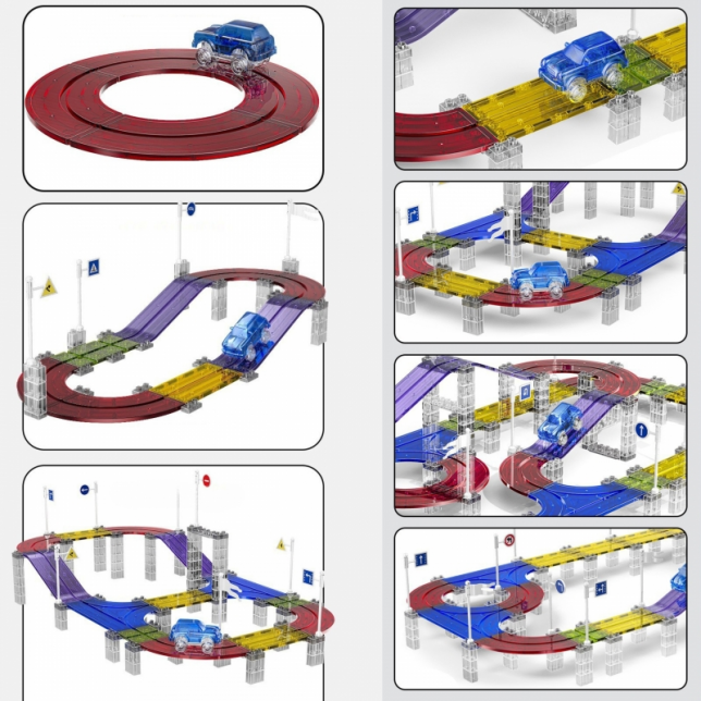 Woopie 3D magnetinis konstruktorius, 42 detalės
