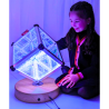 Šviečiantis LED kubas 25 cm