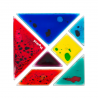 Gelio užpildytų formų Tangram rinkinys
