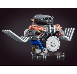 Konstruktorius su šviesomis ir judesiais ''Motor'' 665d.