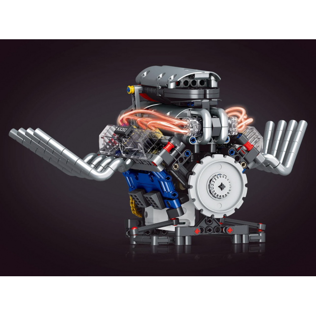 Konstruktorius su šviesomis ir judesiais ''Motor'' 665d.