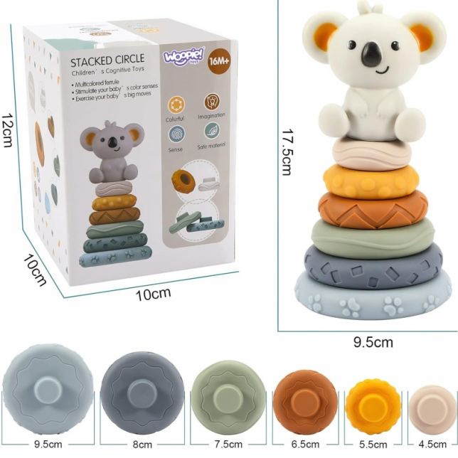 Woopie edukacinė piramidė ''Koala''