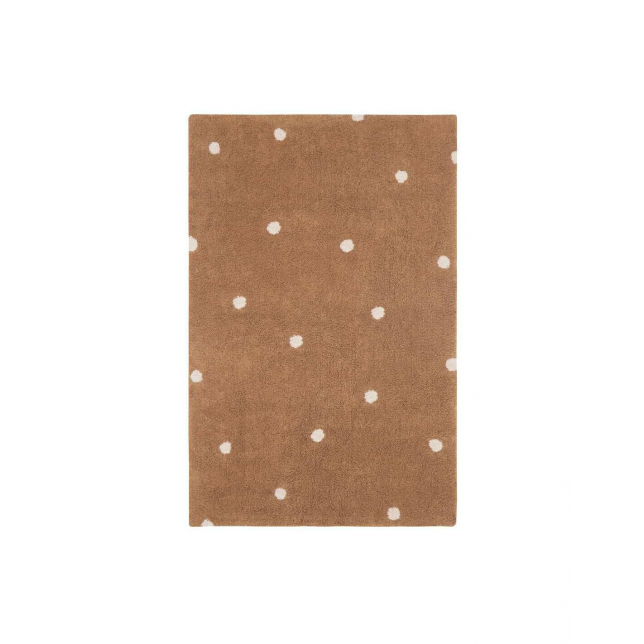 Lorena Canals skalbiamas kilimas - Chesnut dot