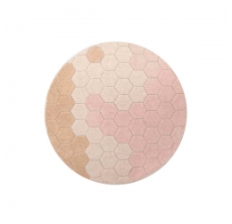 Apvalus vaikiškas kilimas - Honeycomb Rose