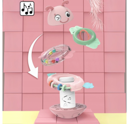 Kūdikių žaislas - Linksmoji bitutė, rožinis