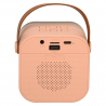 USB Bluetooth kolonėlė su mikrofonu, rožinė