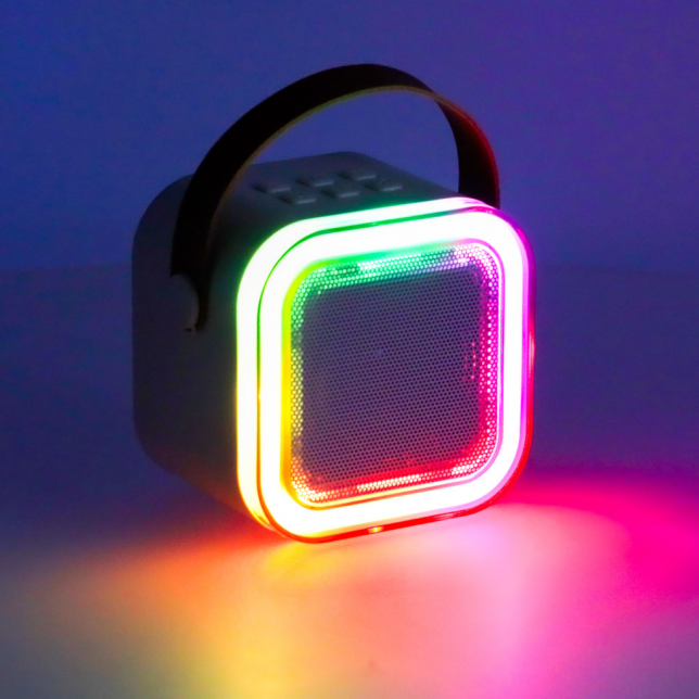USB Bluetooth kolonėlė su mikrofonu, rožinė