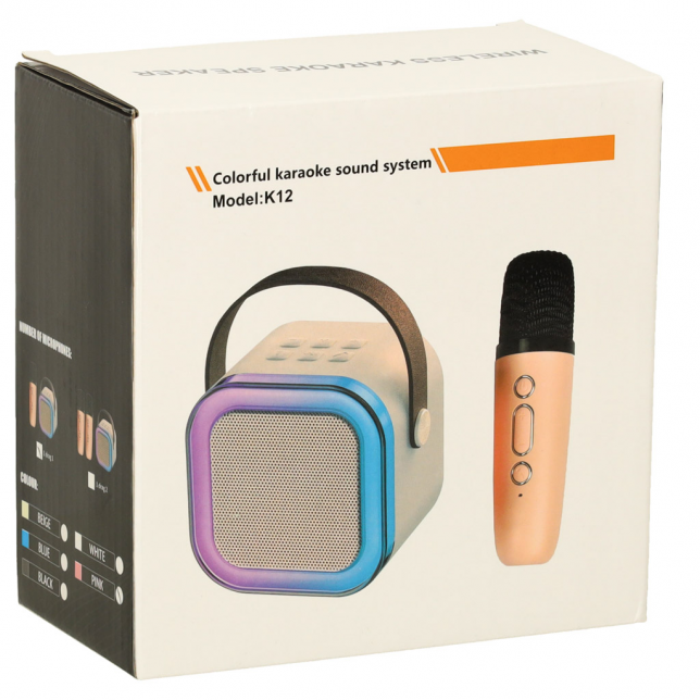 USB Bluetooth kolonėlė su mikrofonu, rožinė