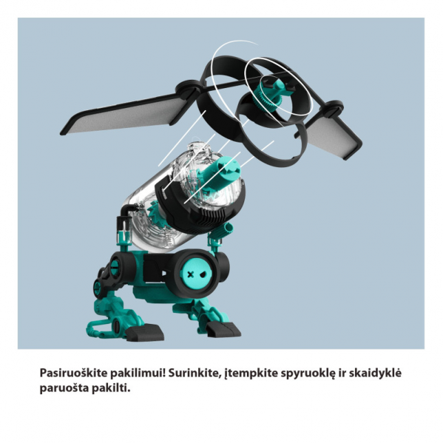 Konstruktorius - eksperimentų rinkinys ''Flybots''
