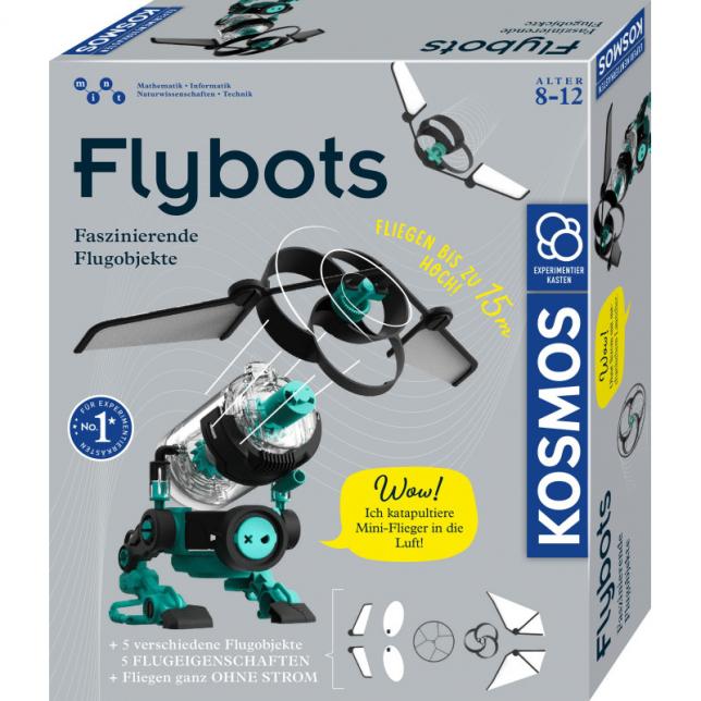 Konstruktorius - eksperimentų rinkinys ''Flybots''