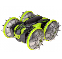 Automobilis važiuojantis vandeniu ''Amphibia Stunt 360°'' žalias